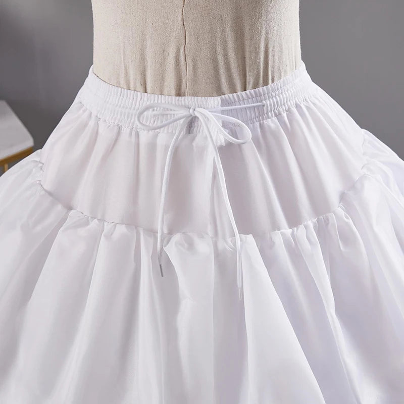 6-hoops underskirt A line petticoat wedding crinoline floor length/ESTIMATED DELIVERY TIME 15 DAYS